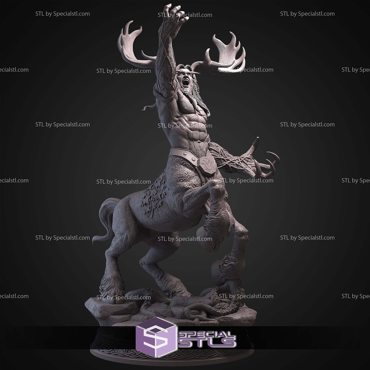 Cenarius Warcraft STL Files 3D Model — view 3