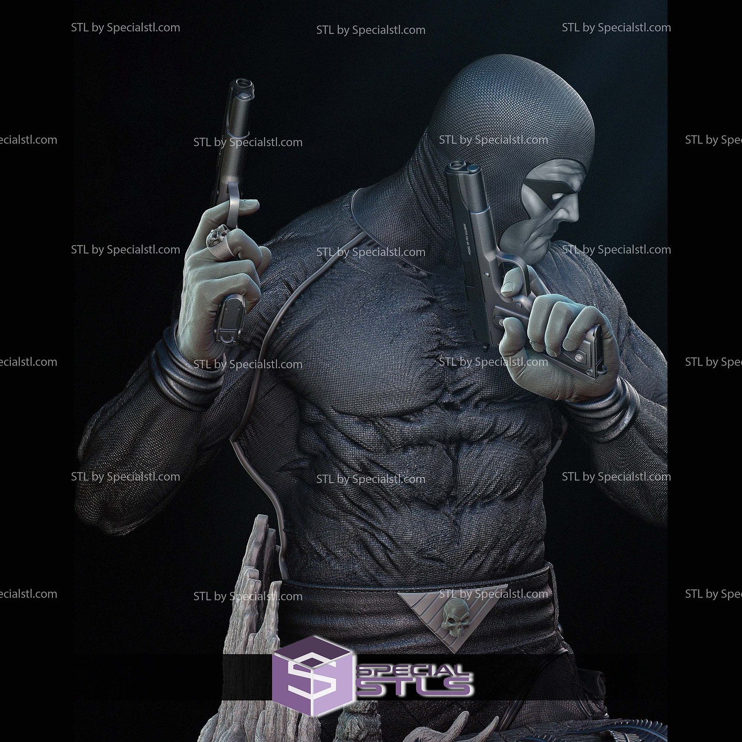 The Phantom Bust 3D Printing Models STL Model — view 3