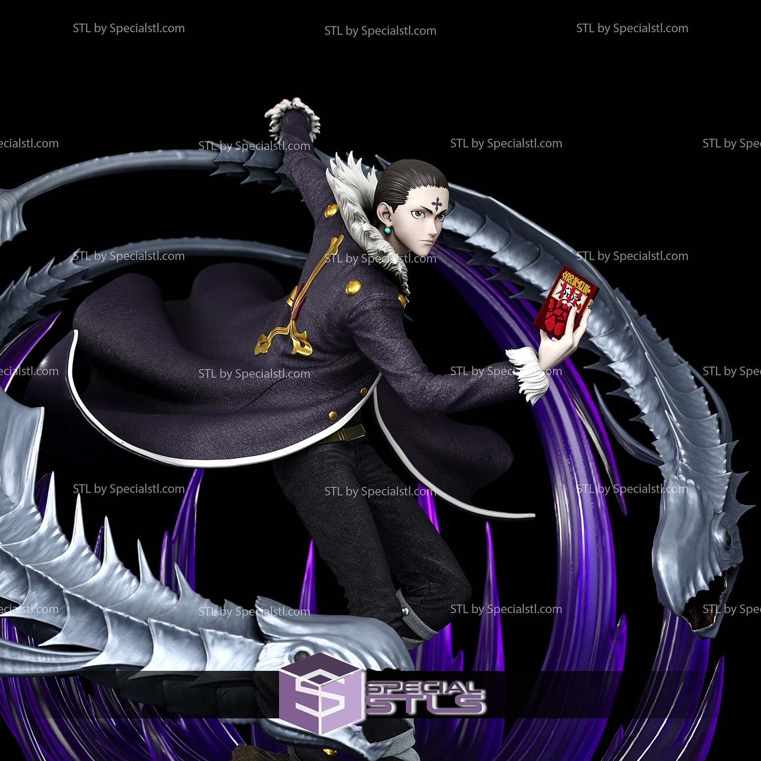 Chrollo Lucilfer Hunter X Hunter 3D Printer Files STL Model — view 3