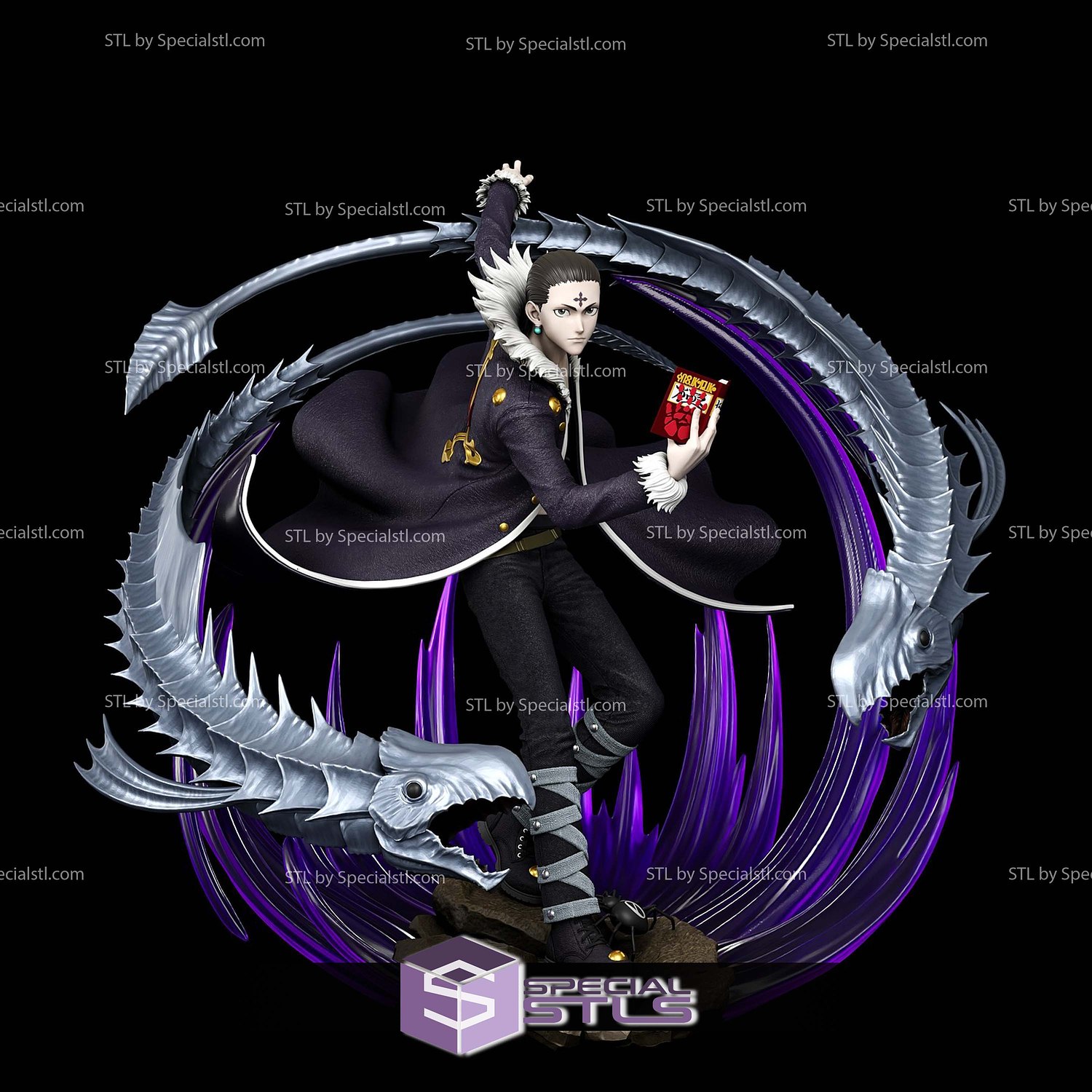 Chrollo Lucilfer Hunter X Hunter 3D Printer Files STL Model — view 4