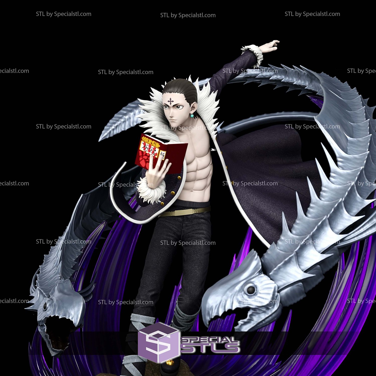 Chrollo Lucilfer Hunter X Hunter 3D Printer Files STL Model — view 5