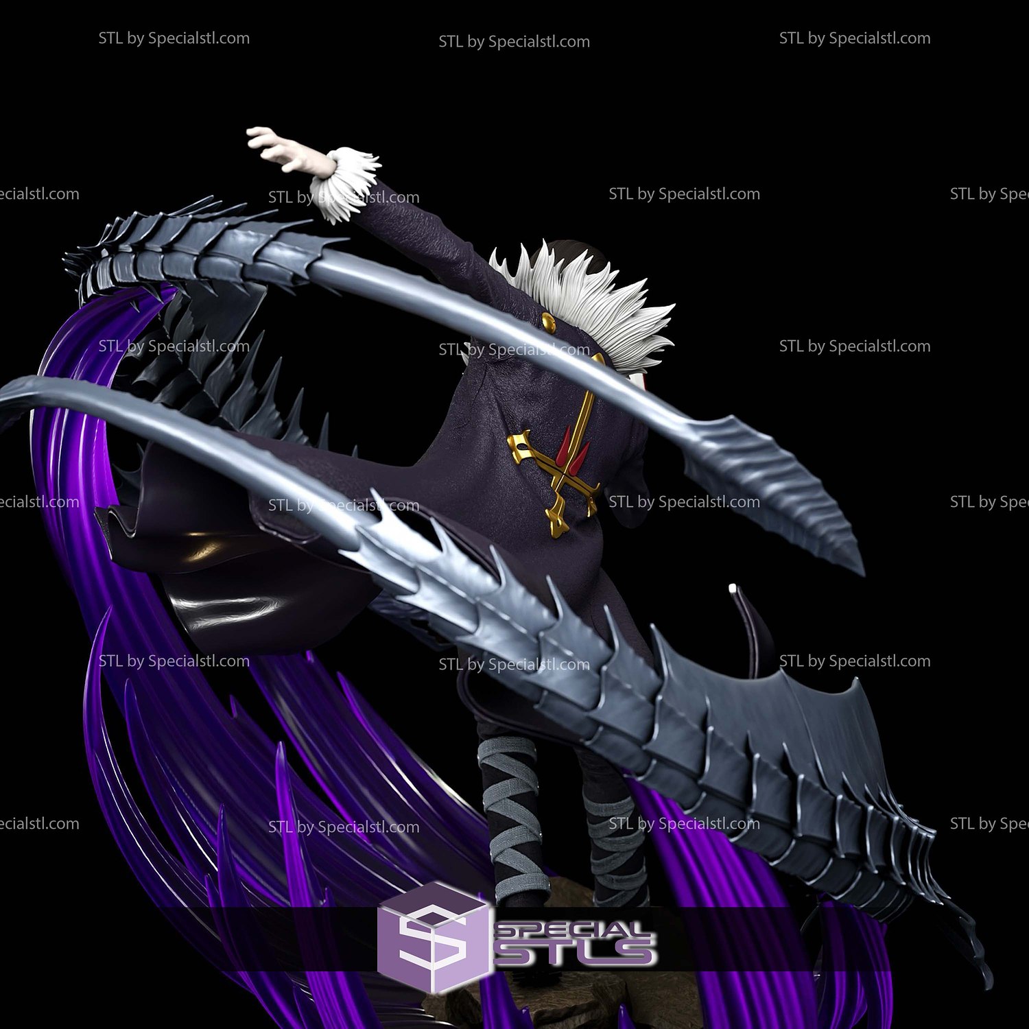 Chrollo Lucilfer Hunter X Hunter 3D Printer Files STL Model — view 7