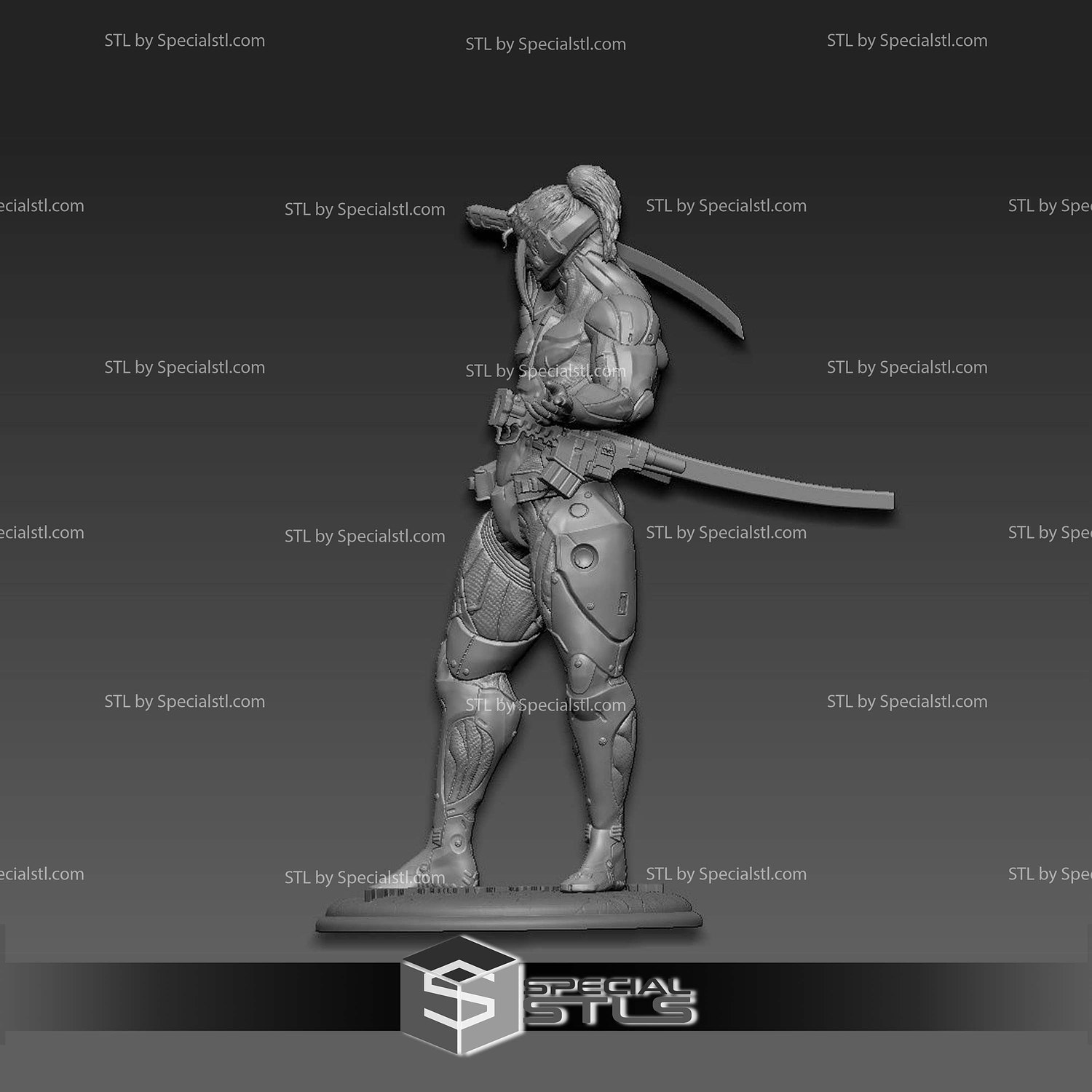 Samuel Rodrigues Metal Gear 3D Printer Files STL Model — view 2