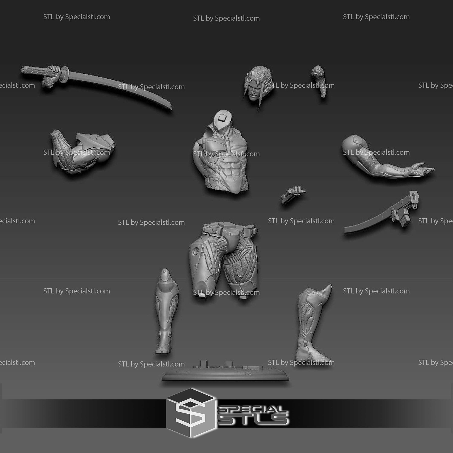 Samuel Rodrigues Metal Gear 3D Printer Files STL Model — view 5