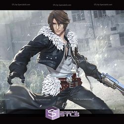 Squall Leonhart 217mm STL Files 3D Model