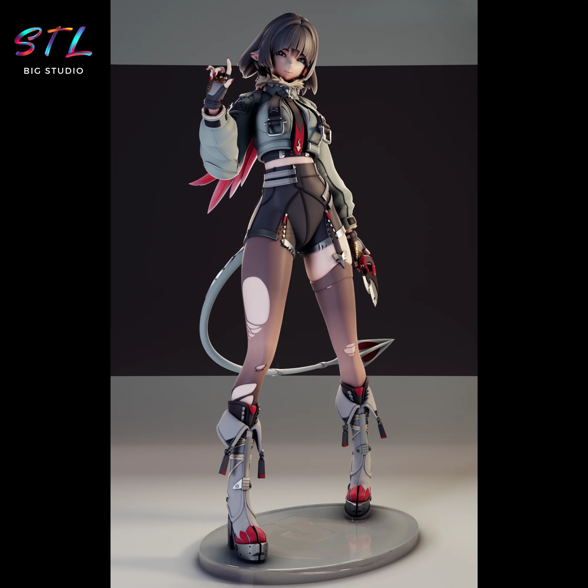 Jane Doe STL | Zenless Zone Zero | 3D Figure to Print Model