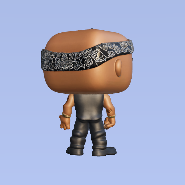 Tupac 3D STL Model