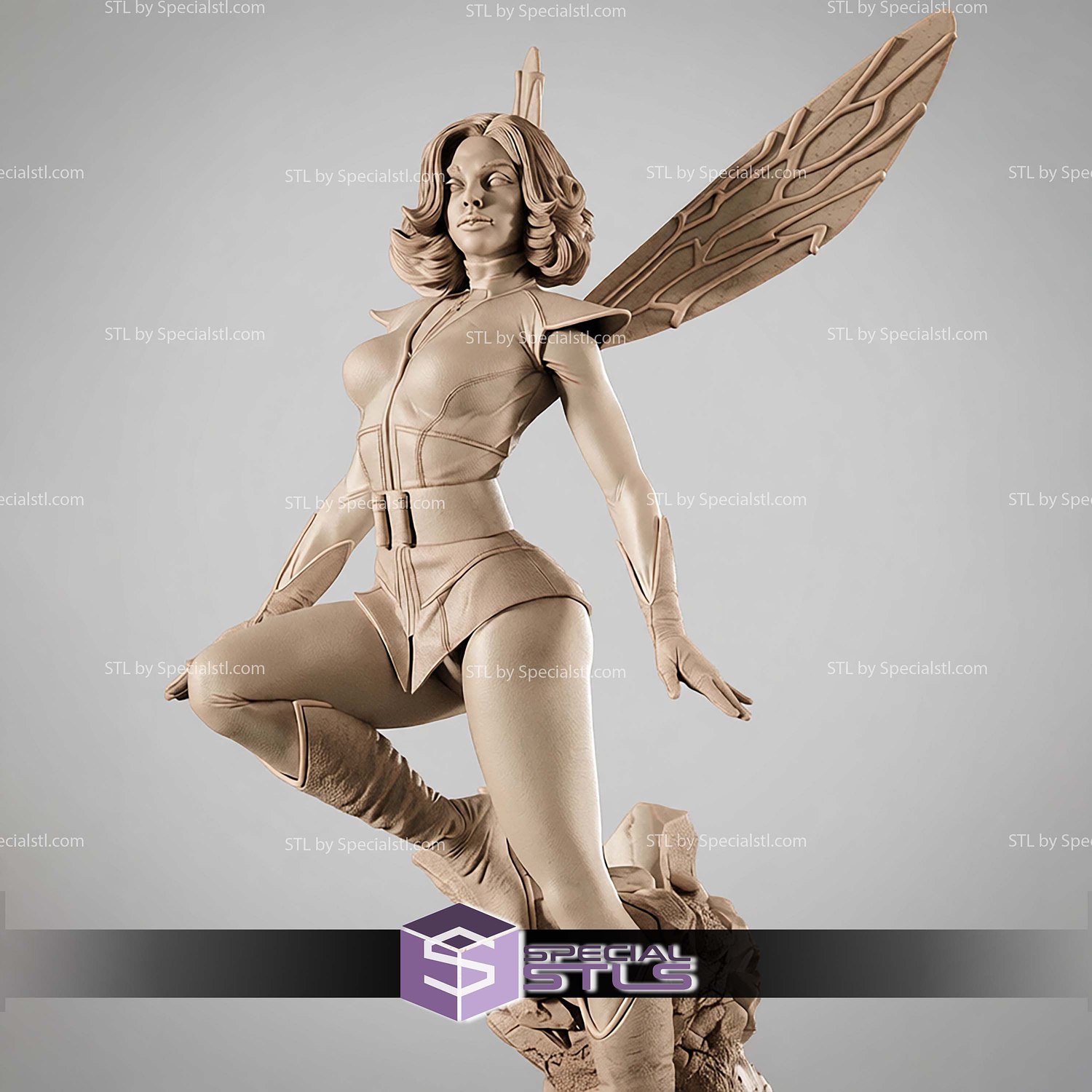 The Wasp Comics 440mm STL Files 3D Model — view 2
