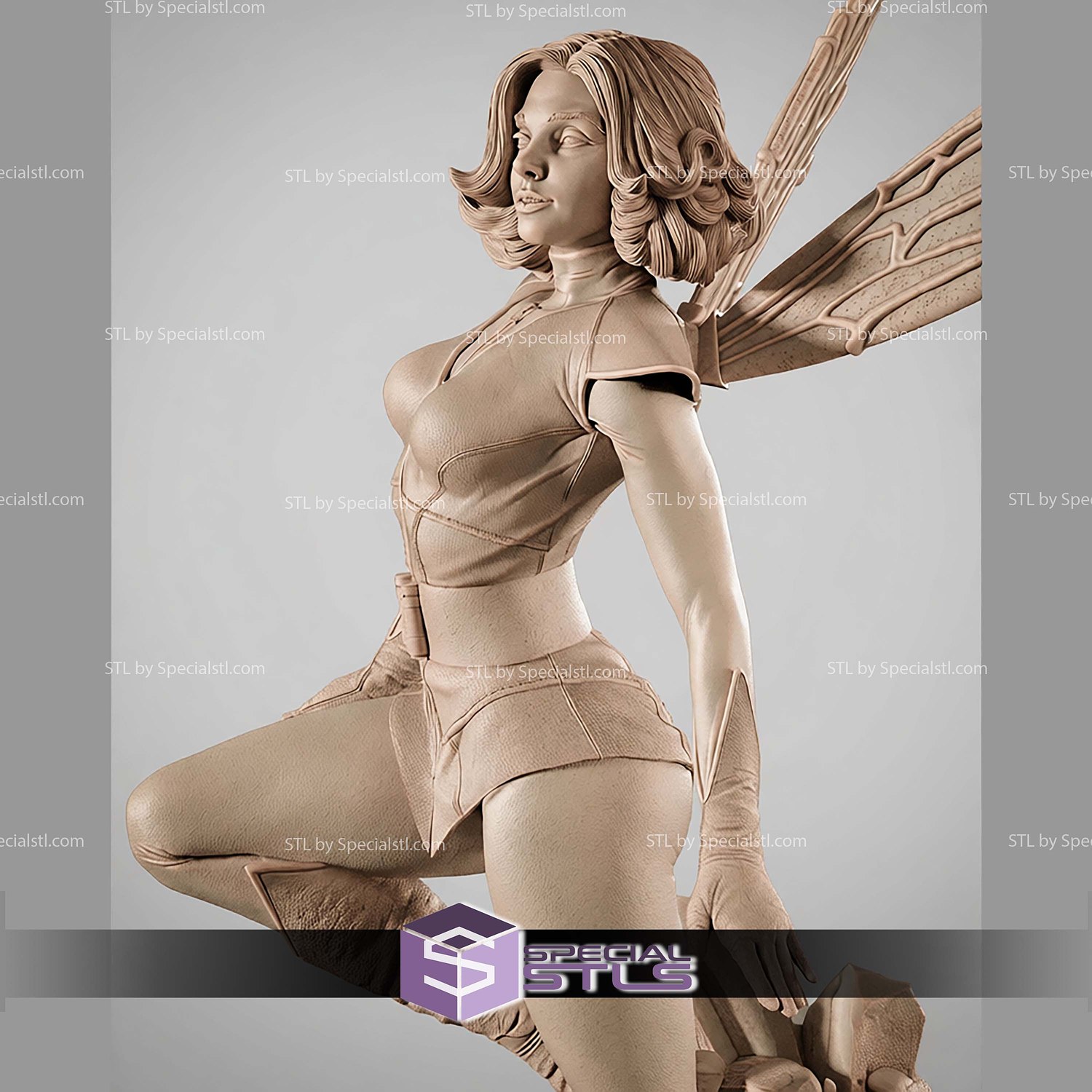 The Wasp Comics 440mm STL Files 3D Model — view 4