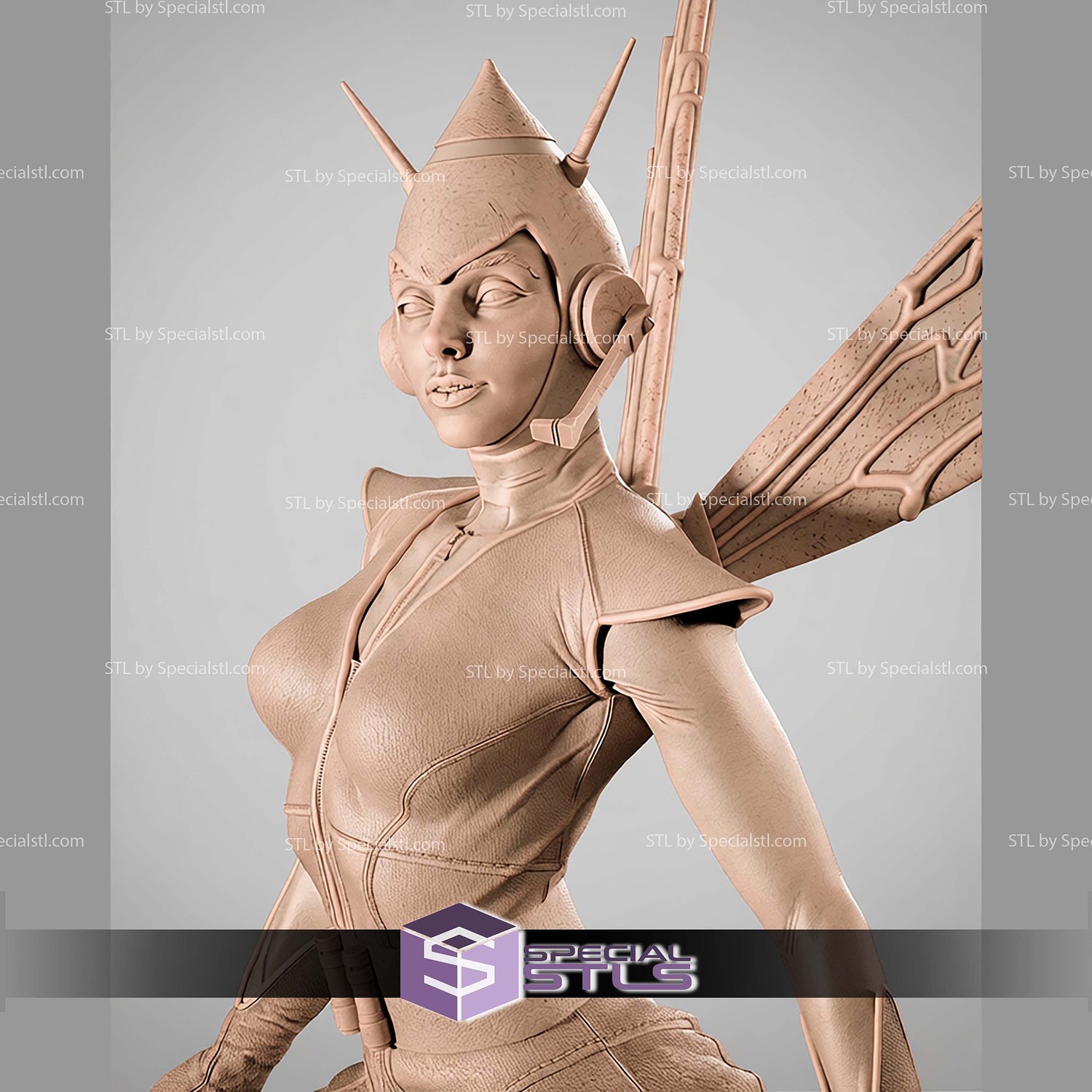 The Wasp Comics 440mm STL Files 3D Model — view 5