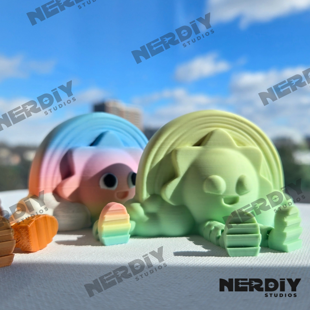 Sun & Rainbow Weather Buddy 3D STL Model