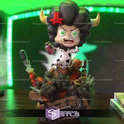 Lambo Explosion Hitman Reborn Digital STL Files 3D Model