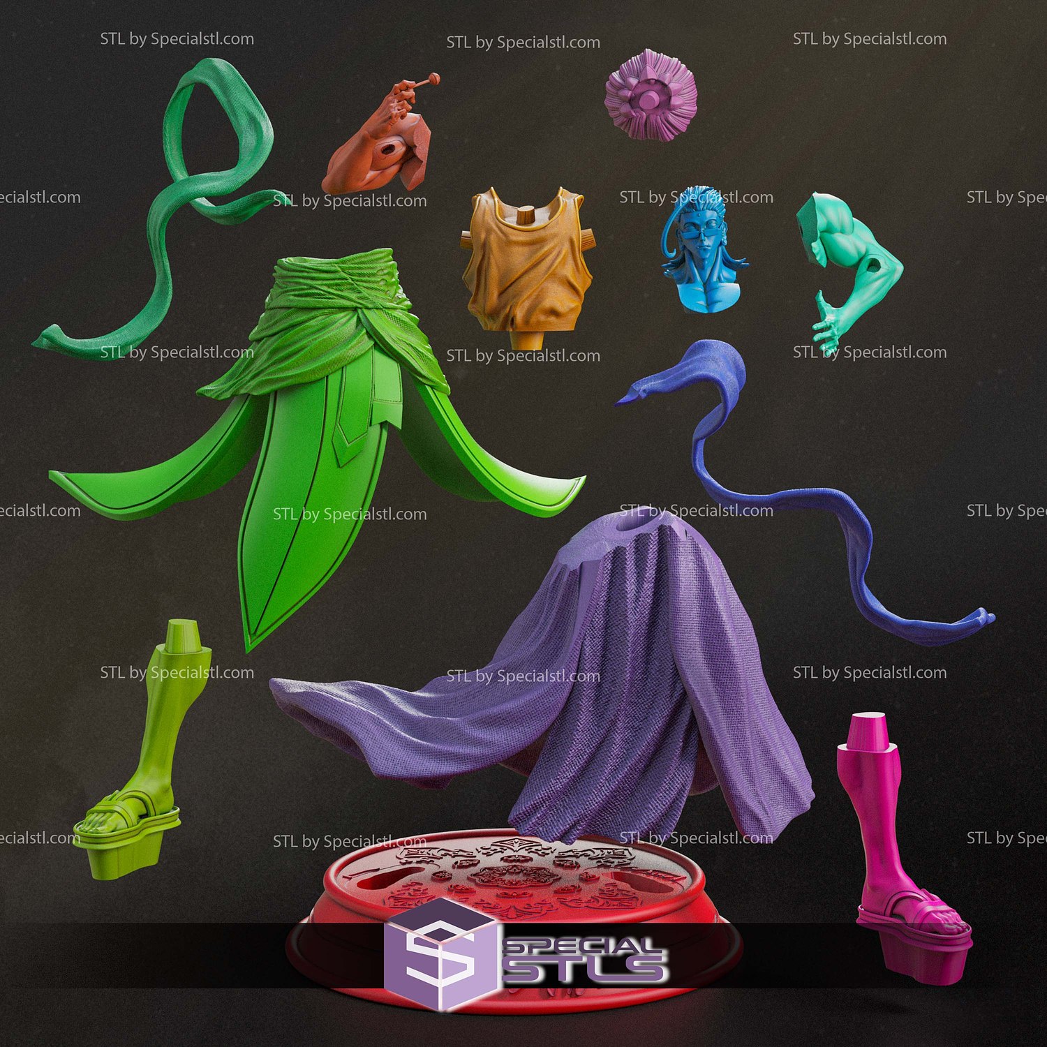 Buddha Shuumatsu No Valkyrie Candy STL Files 3D Model — view 6