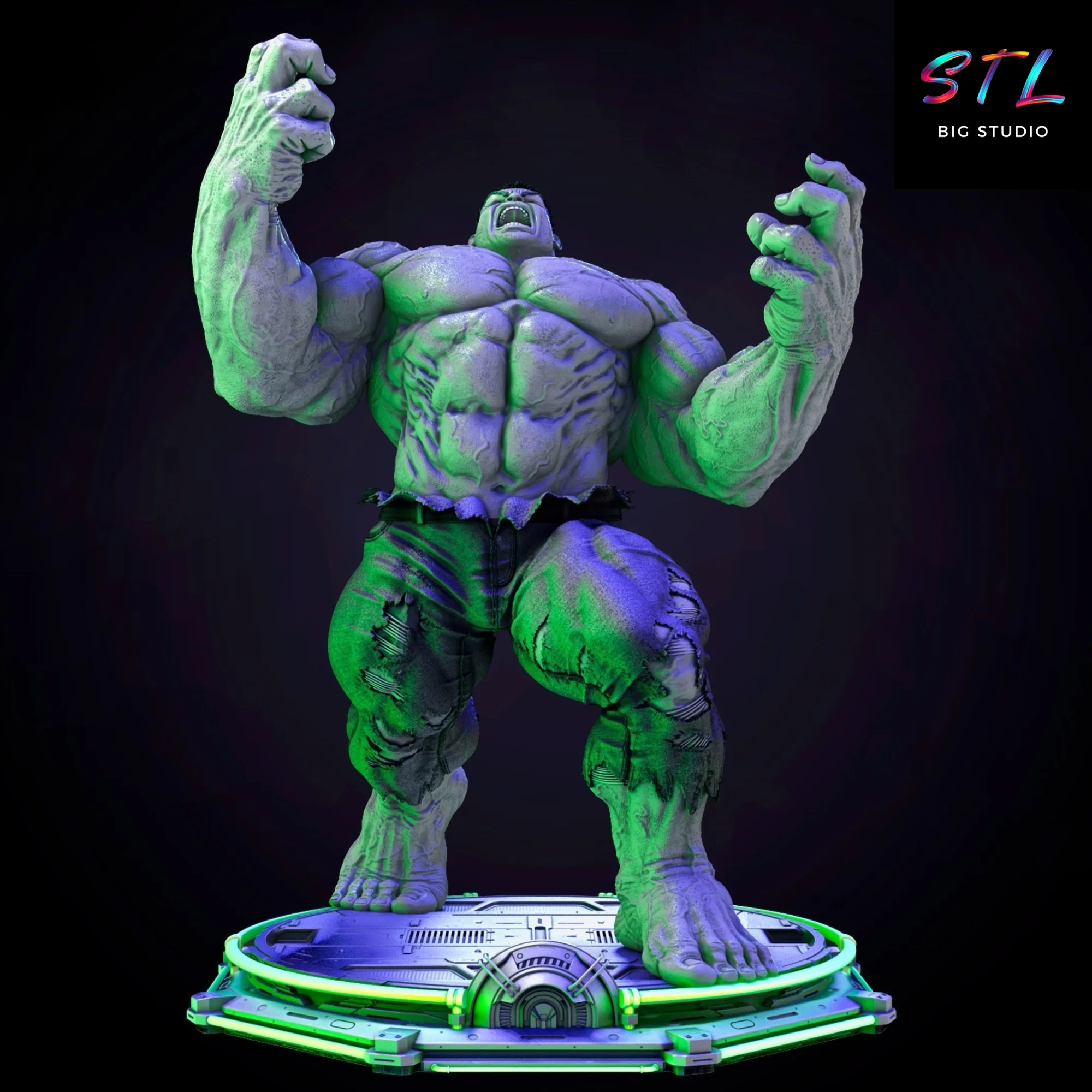 Juggernaut STL | X-Men | 3D Printable Model Model — view 6