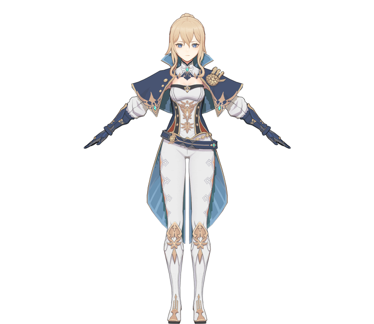 Genshin Impact Jean 3D STL Model