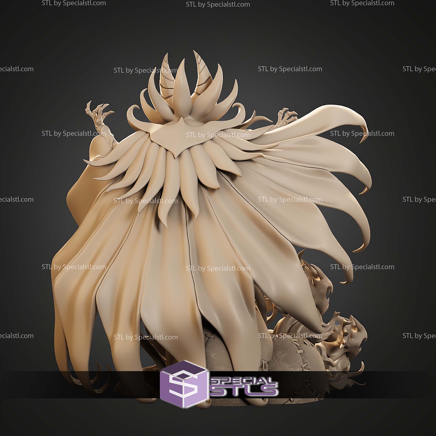 Nightmare King Grimm Hollow Knight Version STL Files 3D Model — view 2