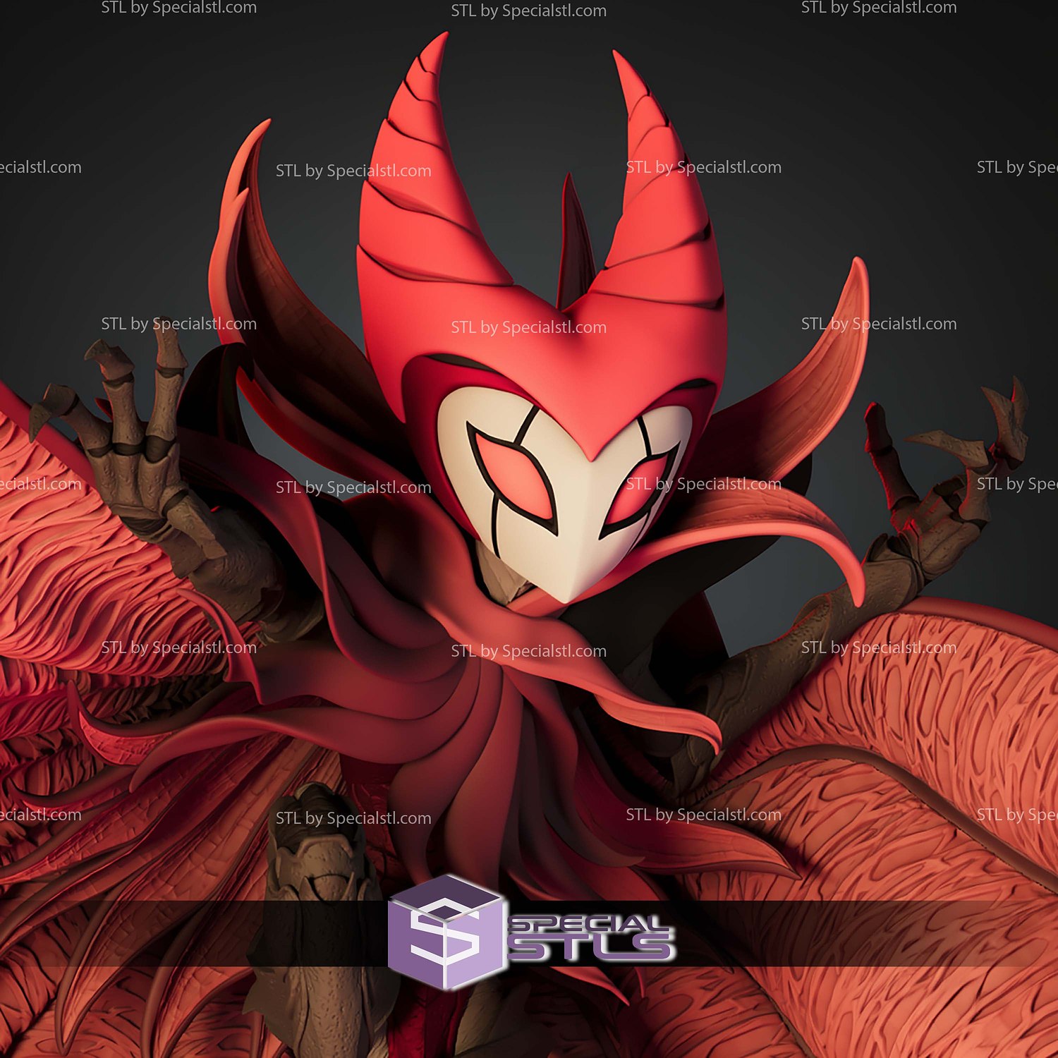 Nightmare King Grimm Hollow Knight Version STL Files 3D Model — view 3