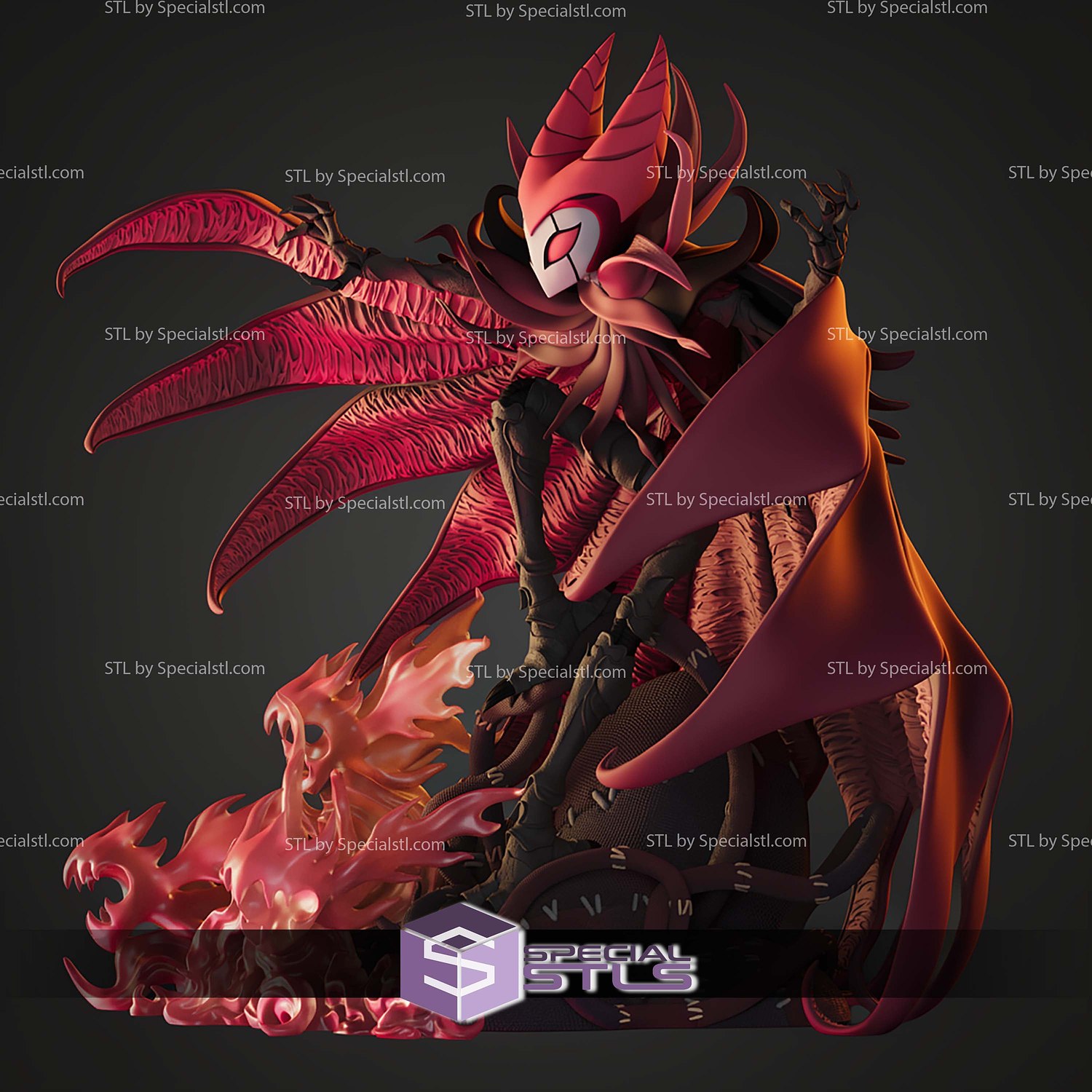 Nightmare King Grimm Hollow Knight Version STL Files 3D Model — view 4