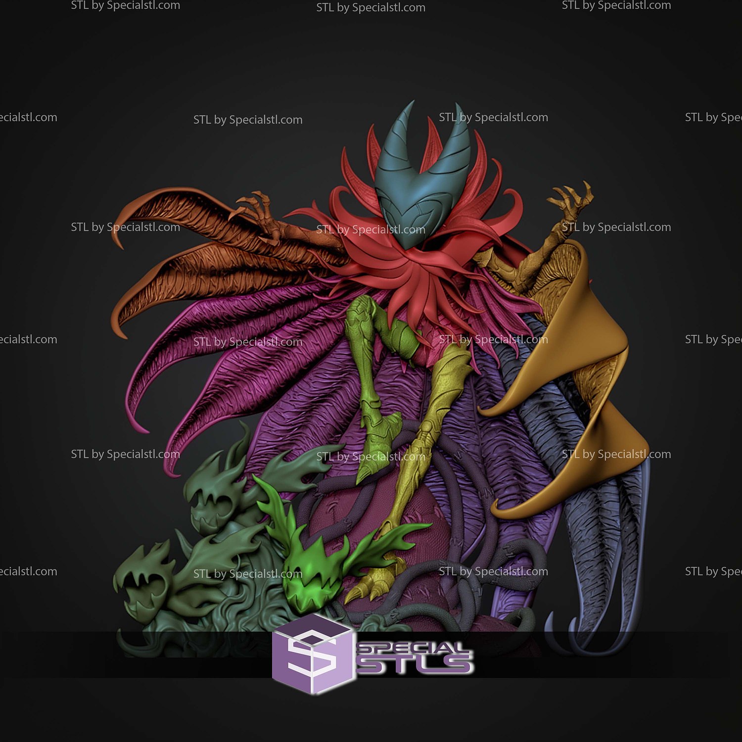Nightmare King Grimm Hollow Knight Version STL Files 3D Model — view 8