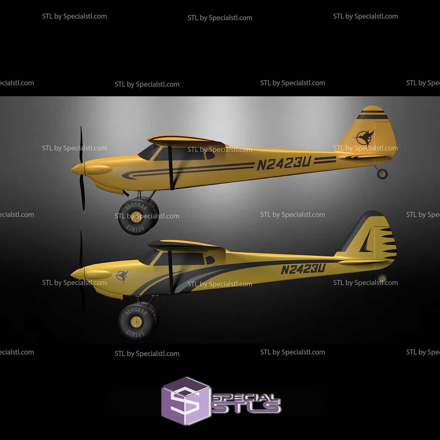 Super Timber Model B 3D Printed RC Models STL Model — view 5
