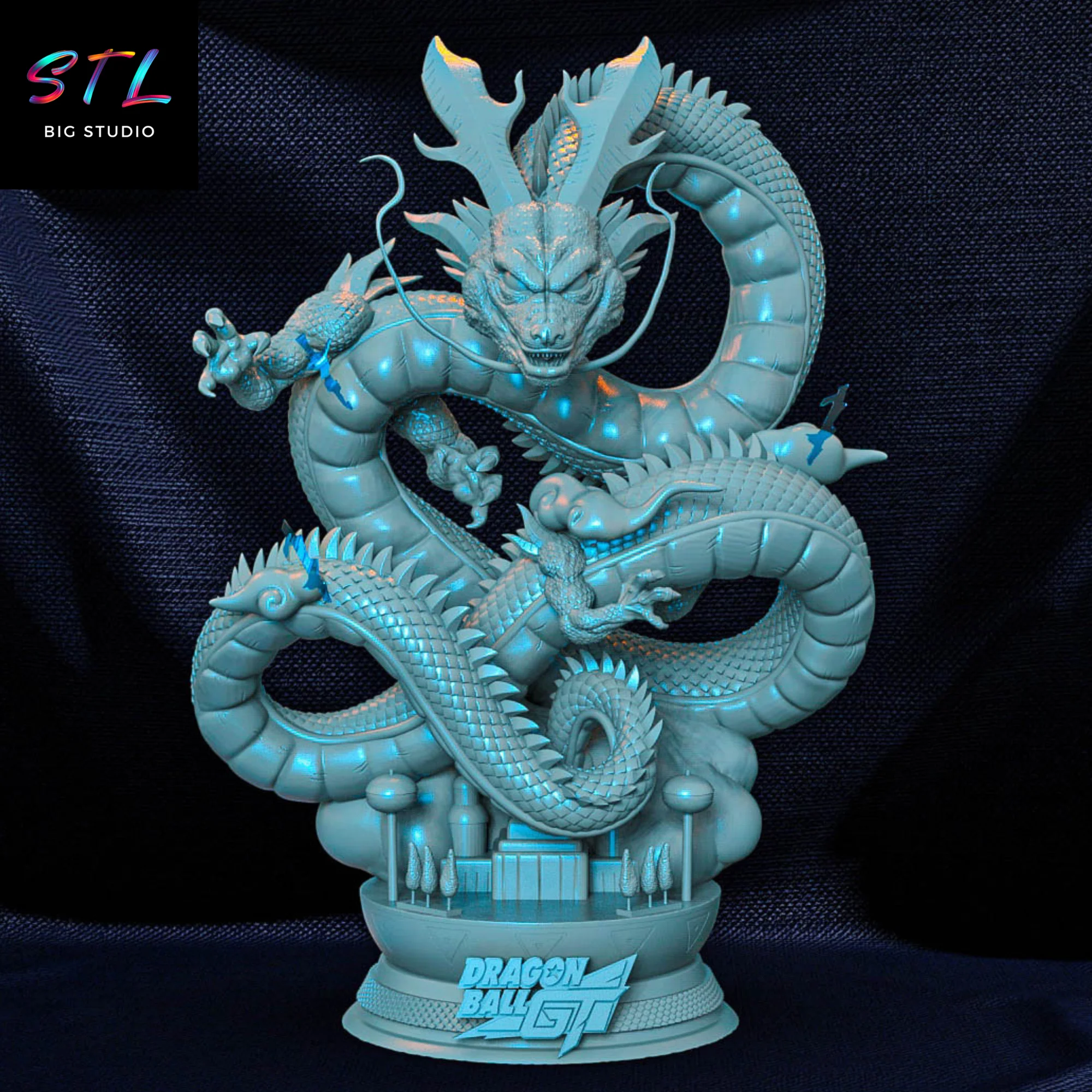 Ultimate Shenron STL | Dragon Ball GT | 3D Printable Figure Model — view 4