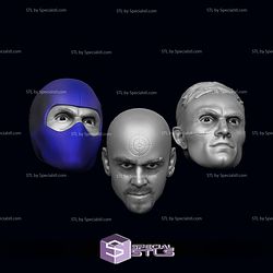 Custom Head STL Collection - Bullseye Daredevil Born Again 3D Model