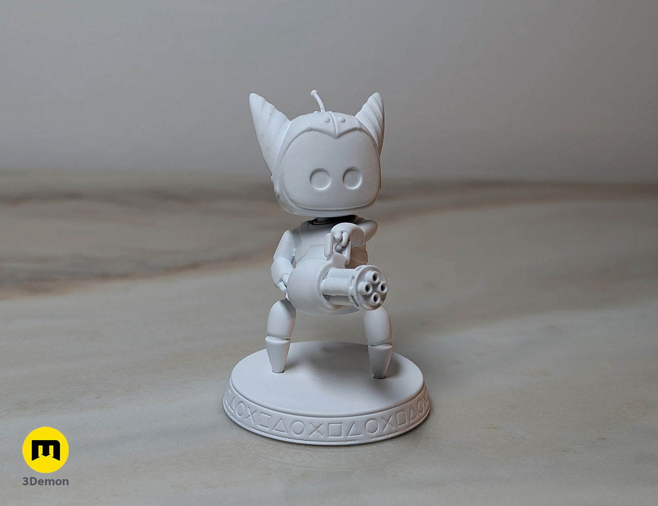 Astro Bot - Ratchet & Clank 3D STL Model — view 4