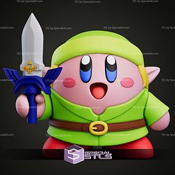 Kirby Link Super Smash STL Files 3D Model