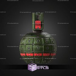 Cosplay STL Files Halo 2 UNSC Grenade 3D Model