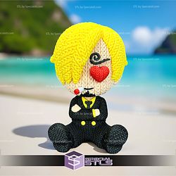 Super Basic STL Knitted Sanji 3D Model