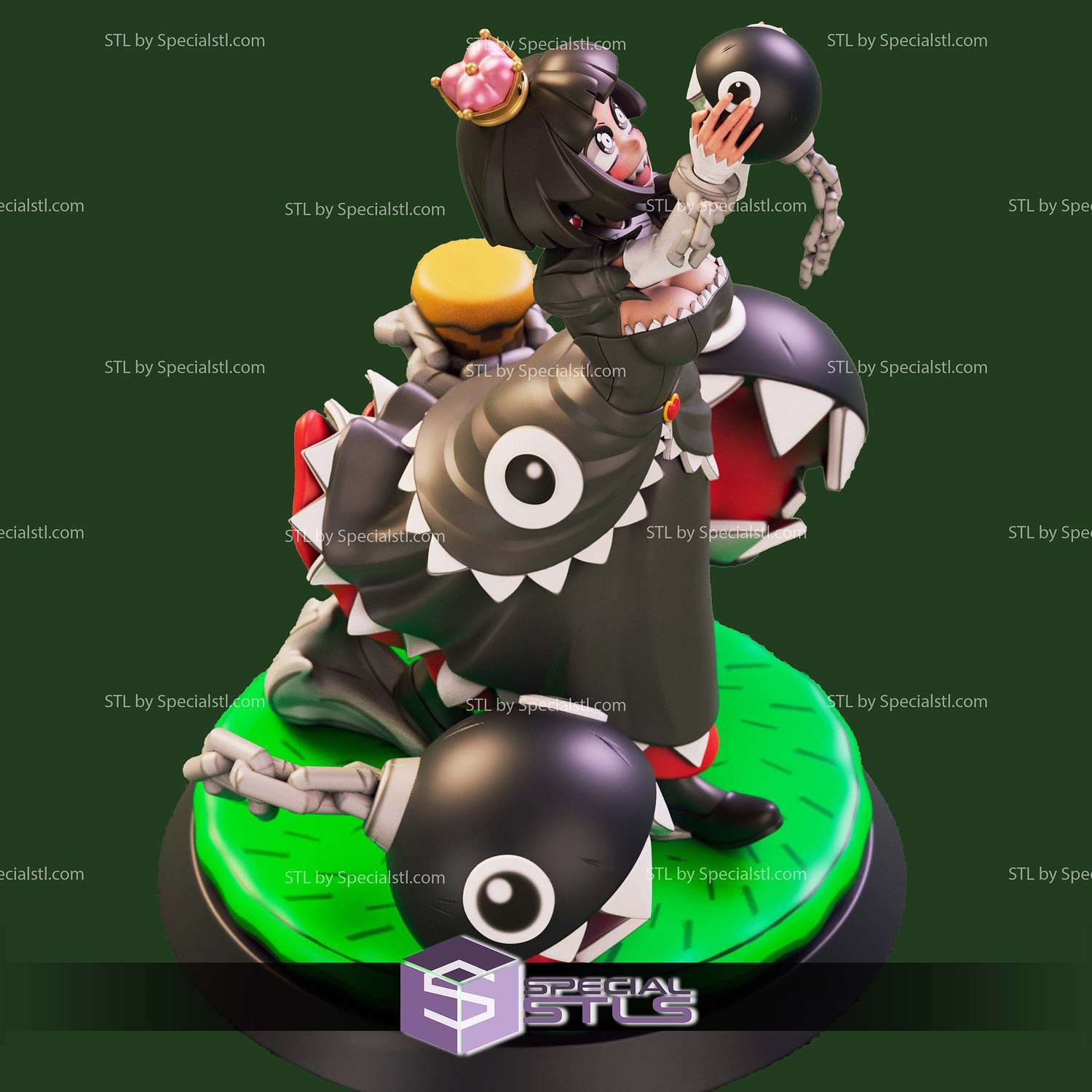 Pin Up Girl Collection - Chompette 3D Printer Files STL Model — view 2