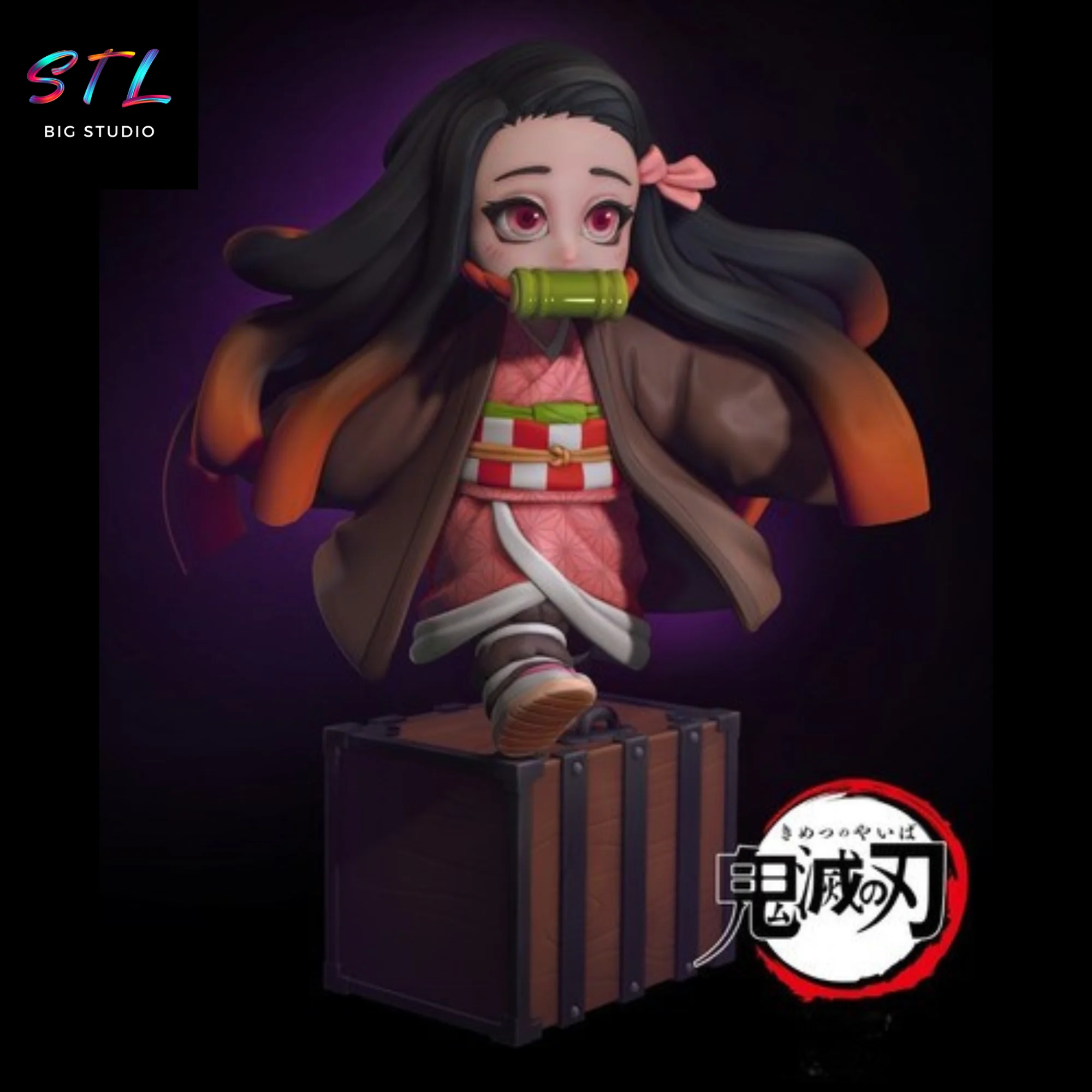 Nezuko Kamado Small STL | Demon Slayer | 3D Printable Model Model