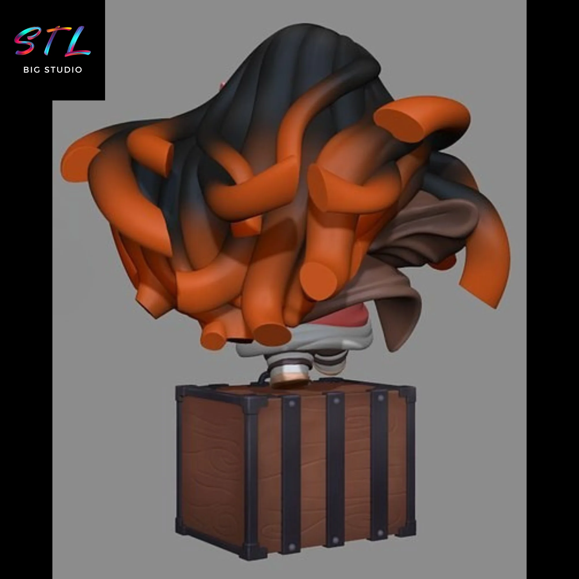 Nezuko Kamado Small STL | Demon Slayer | 3D Printable Model Model — view 7