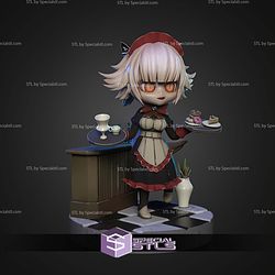 Cat Maid Chibi STL Files 3D Model