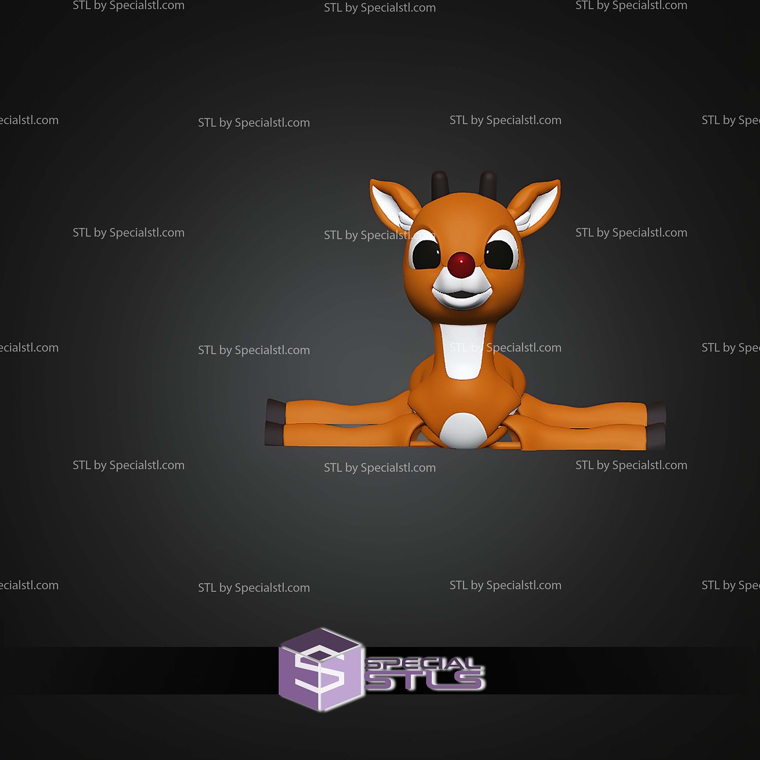 Rudolph Flexi STL Files 3D Model — view 2