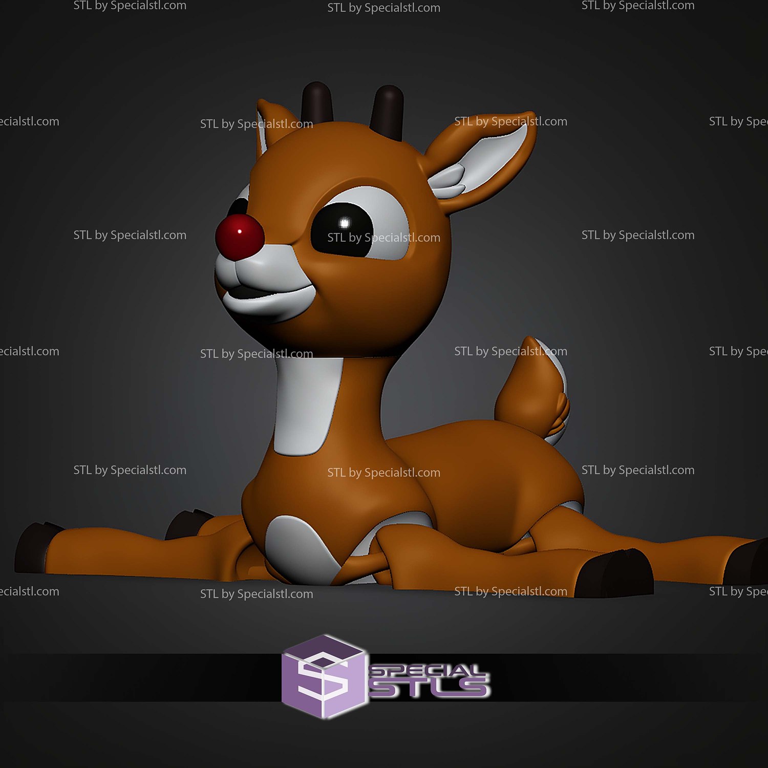 Rudolph Flexi STL Files 3D Model — view 5