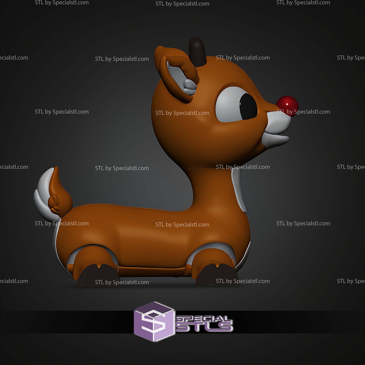 Rudolph Flexi STL Files 3D Model — view 6