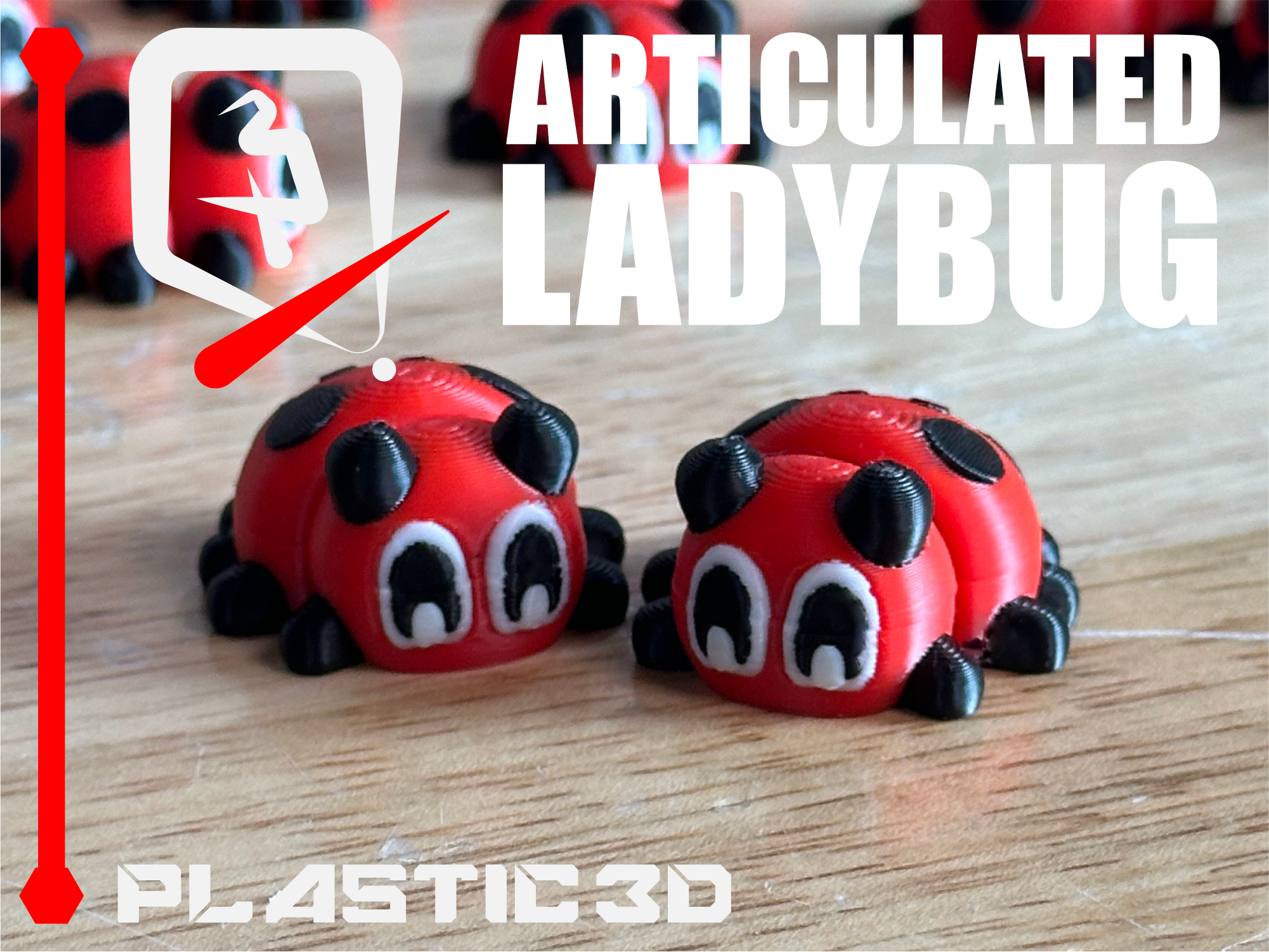 Articulated Ladybug — The Spotted Voyager 3D STL Model