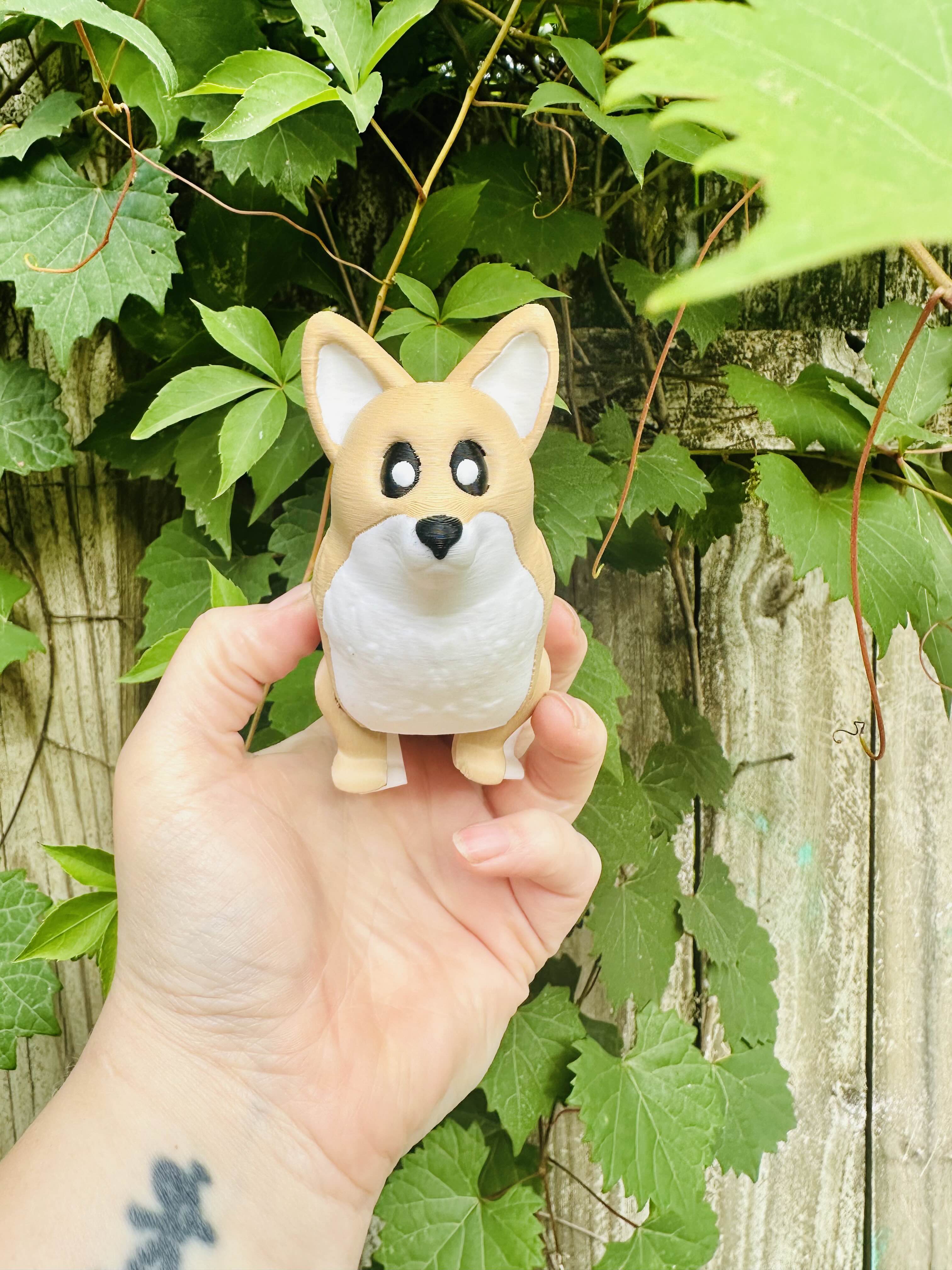 Cute Corgi 3D 3MF Model