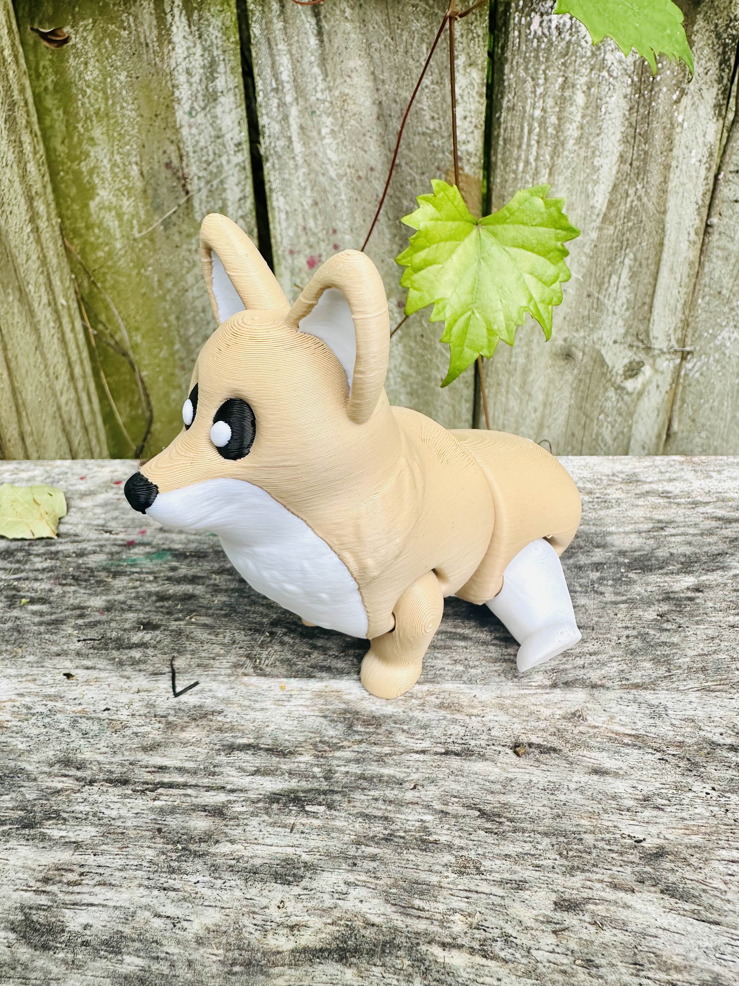 Cute Corgi 3D 3MF Model — view 2