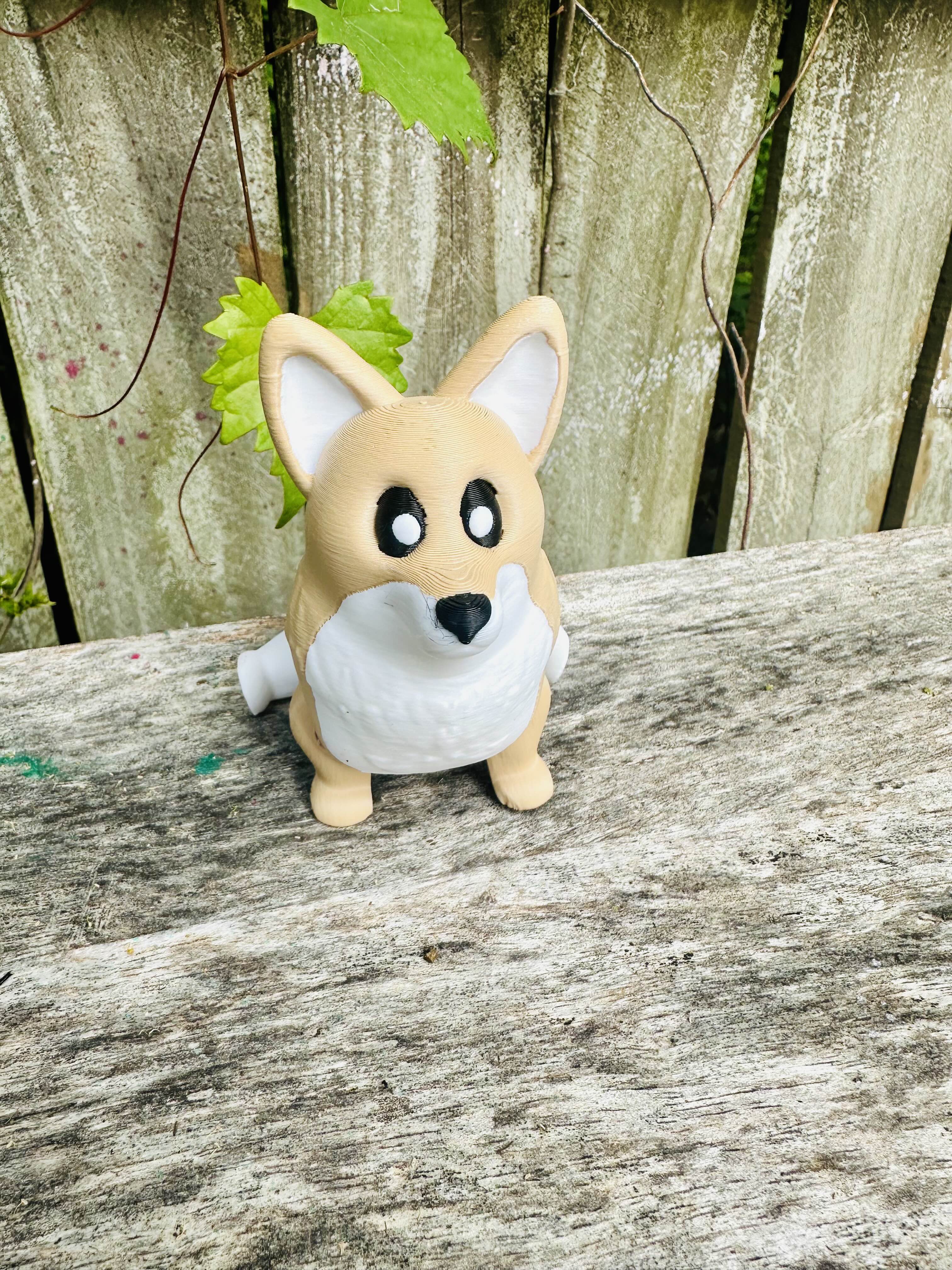 Cute Corgi 3D 3MF Model — view 3
