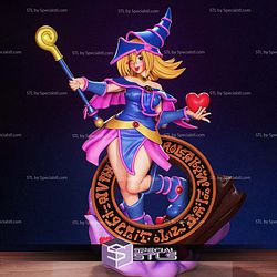 Dark Magician Girl with Heart 3D Printer Files STL Model