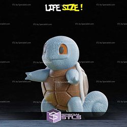 Life Size Realistic Squirtle STL Files 3D Model