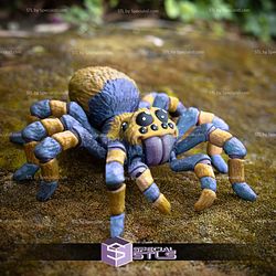 Basic STL Collection Articulated Tarantula 3D Model