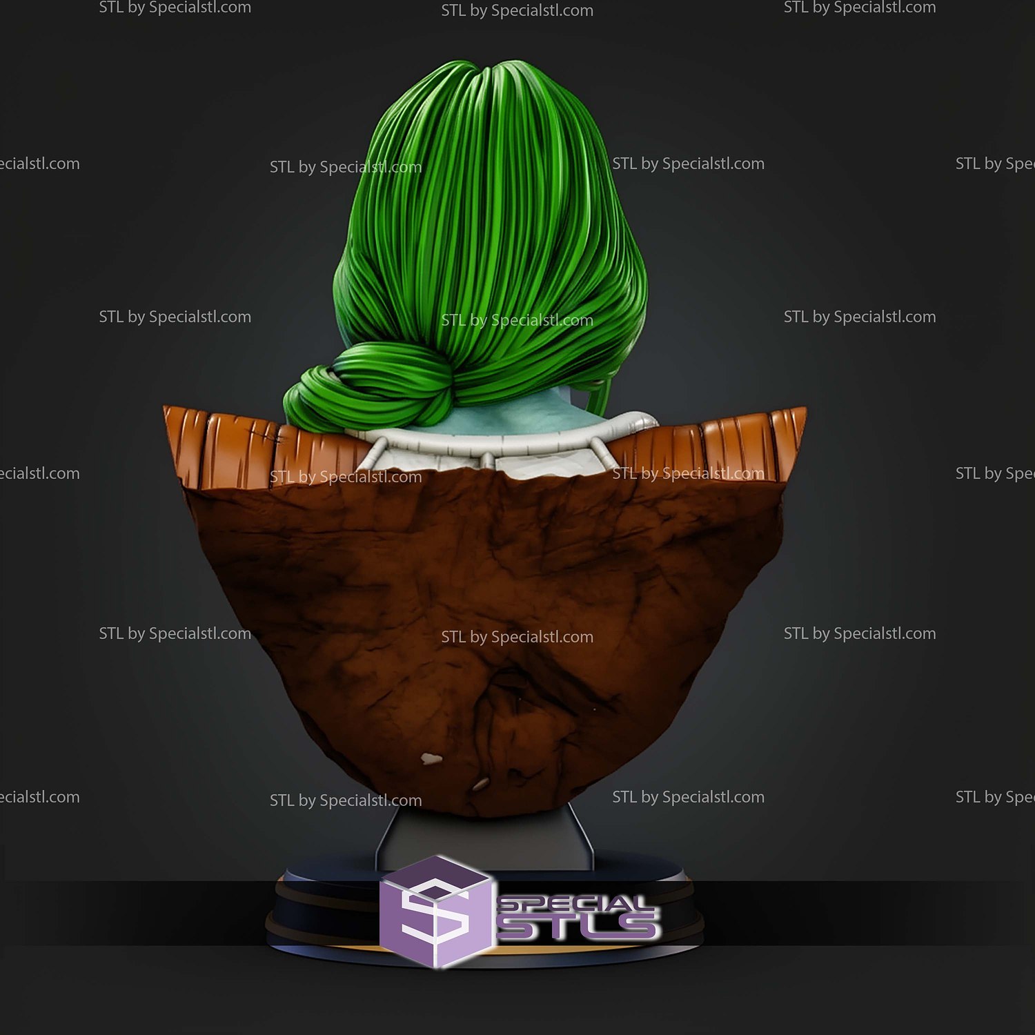 Zarbon Bust STL Files 3D Model — view 7