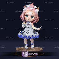 Diona Chibi Genshin Impact 3D Printer Files STL Model
