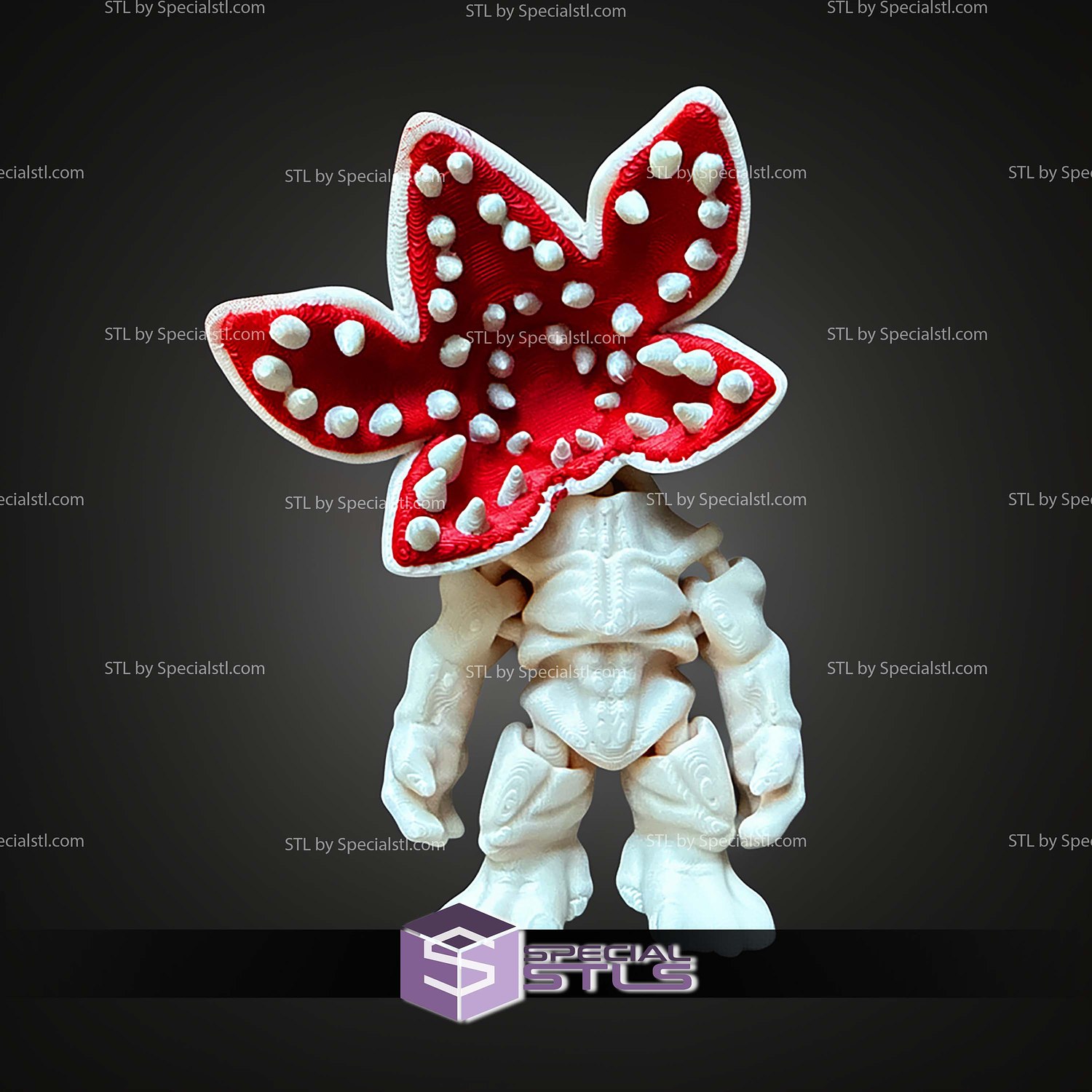 Super Basic STL Mini Demogorgon MultiColor 3D Model — view 2