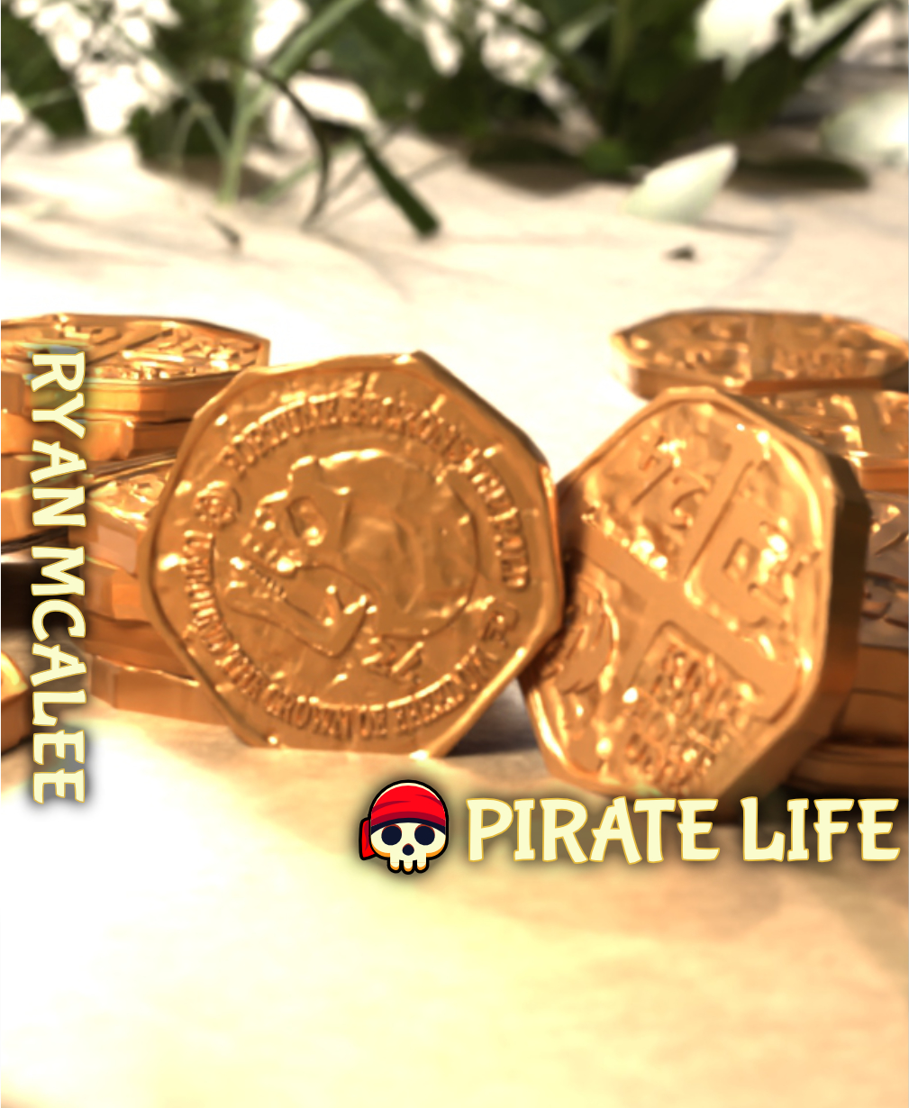 Unchained Doubloon Coin | Pirate Treasure 3D 3MF Model