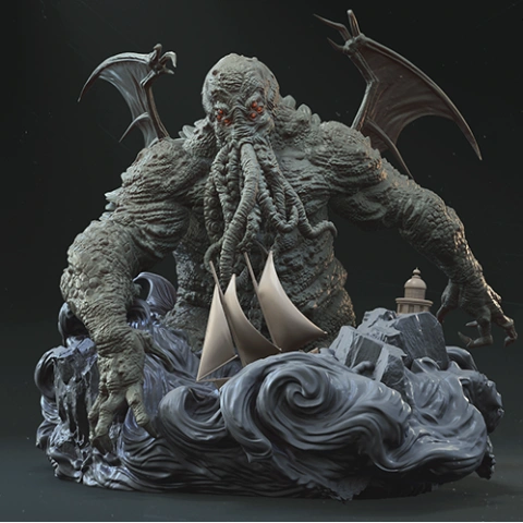 Cthulhu 3D Printer Files | Assembly STL Model