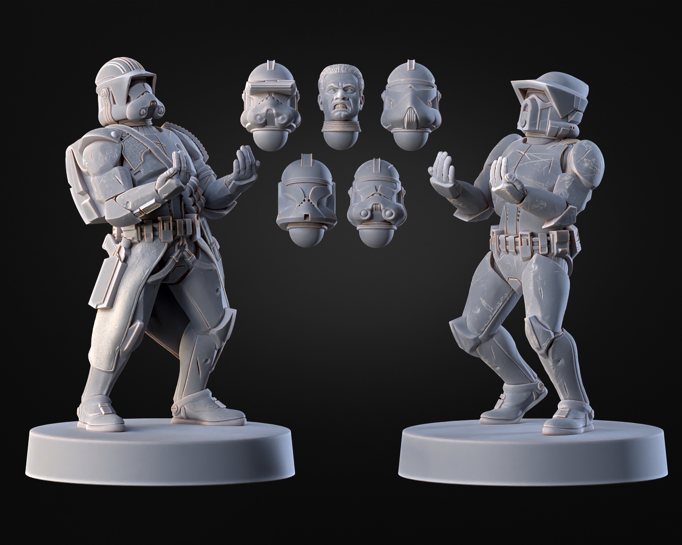 Clone Trooper Controller Holders - 3D Print Files STL Model